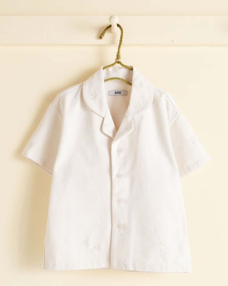 BODE New York Chanterelle Beige Kids' Shirt - Os | Baby Bode