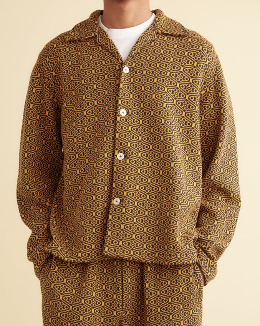 BODE New York Crescent Jacquard Louie Shirt | Outerwear