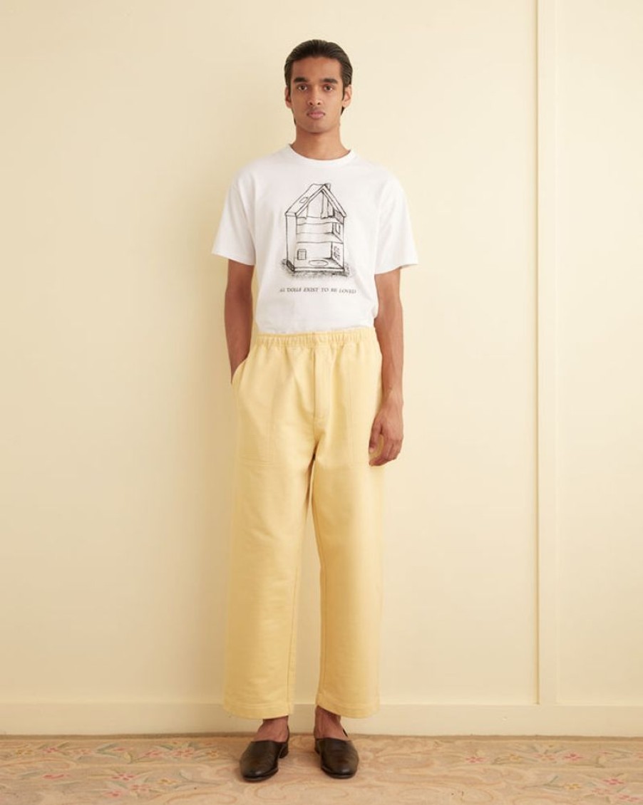 BODE New York Sweatpants - Lemon | Trousers & Pants