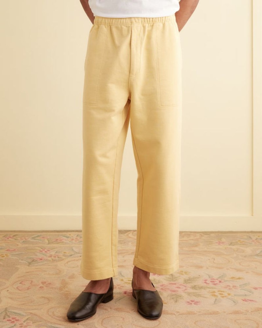 BODE New York Sweatpants - Lemon | Trousers & Pants