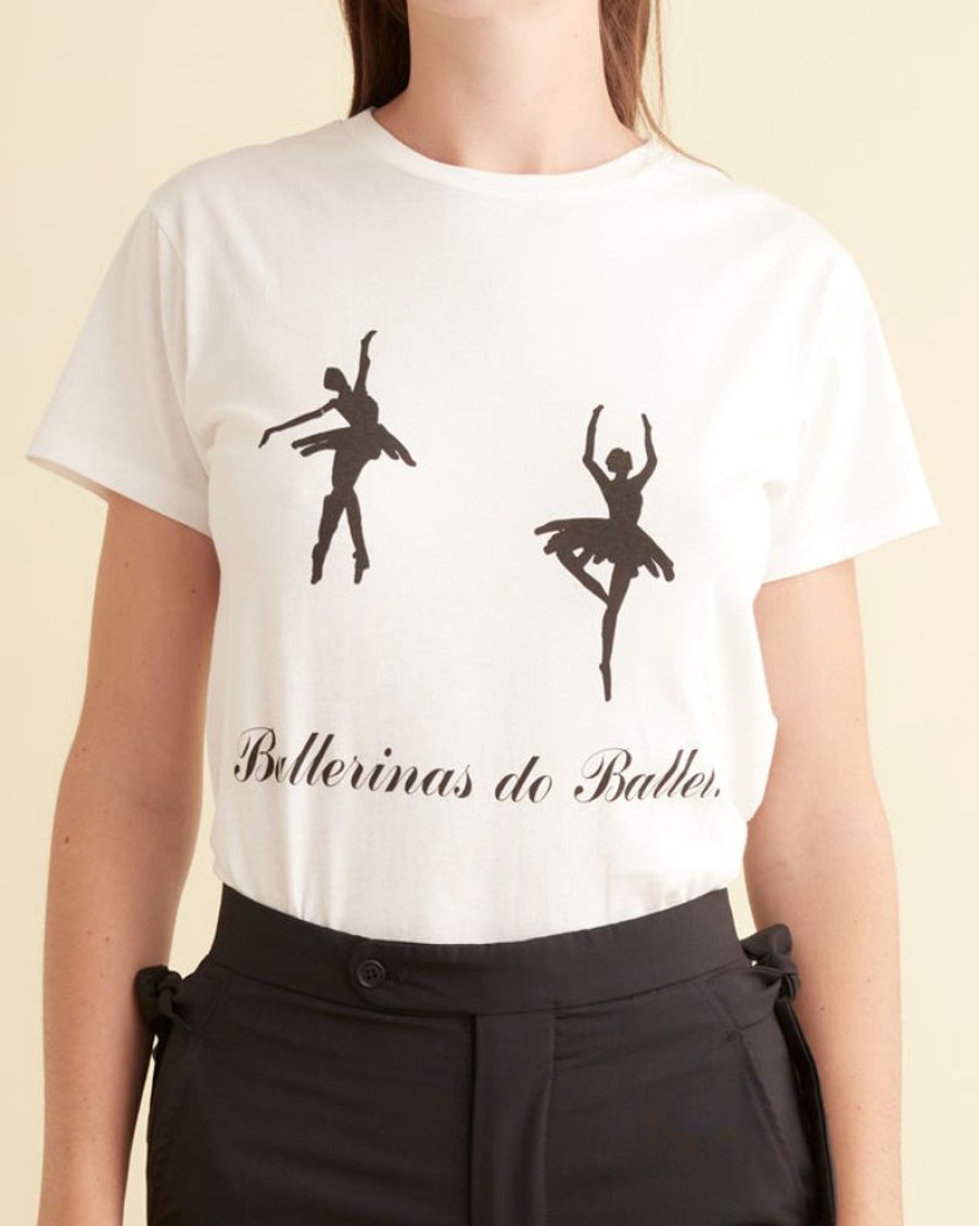 BODE New York Printed Ballerinas Tee | Cut And Sew