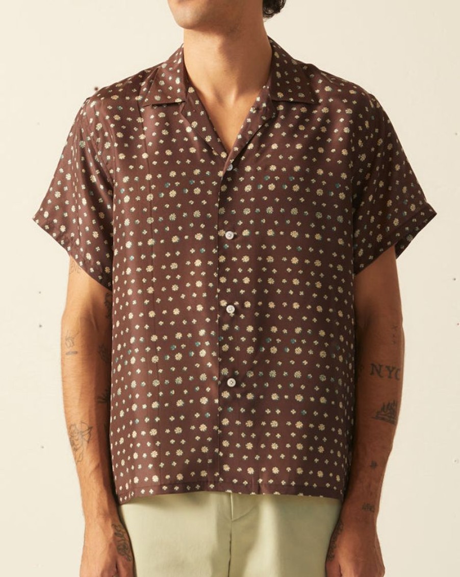 BODE New York Lobelia Short Sleeve Shirt | Shirts