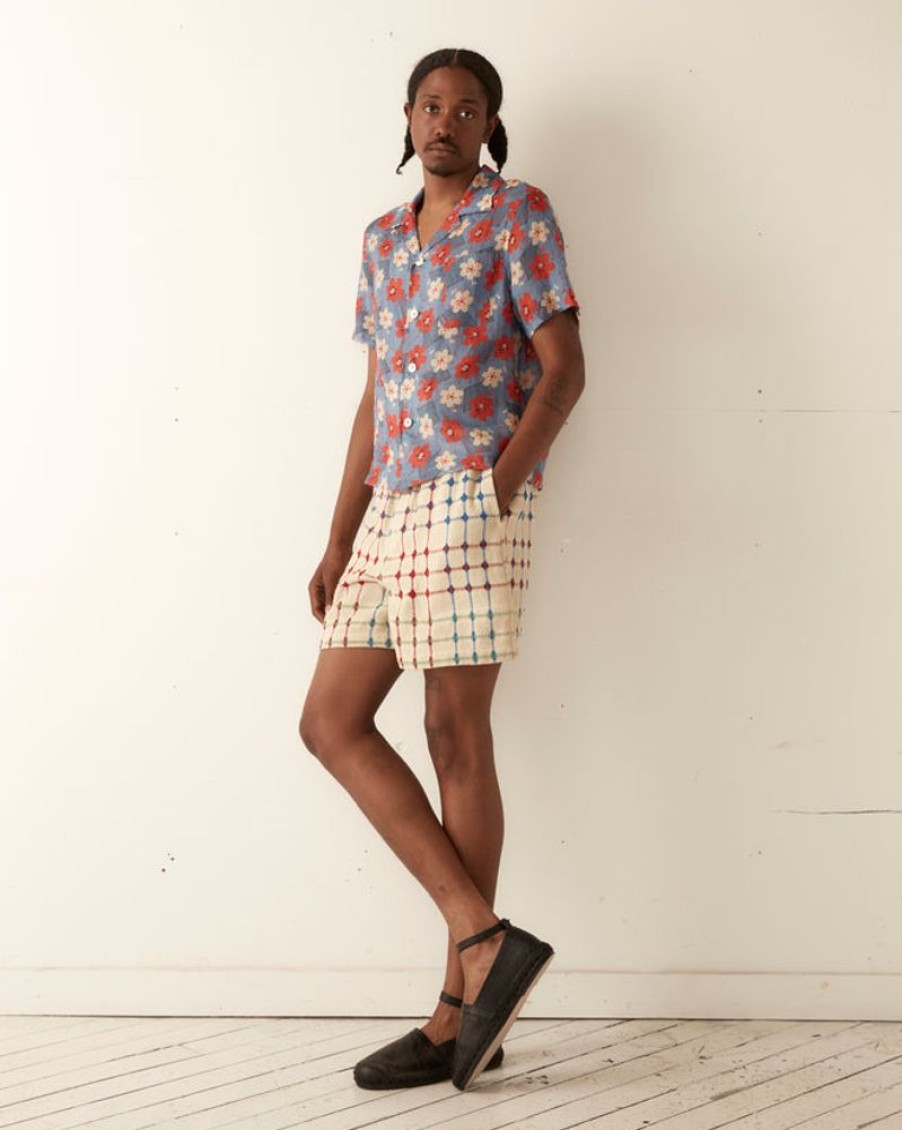 BODE New York Dobby Weave Shorts | Trousers & Pants