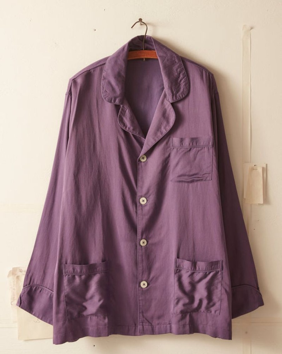 BODE New York Amethyst Pajama Shirt | Shirts