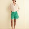 BODE New York Ripple Applique Shorts | Shorts