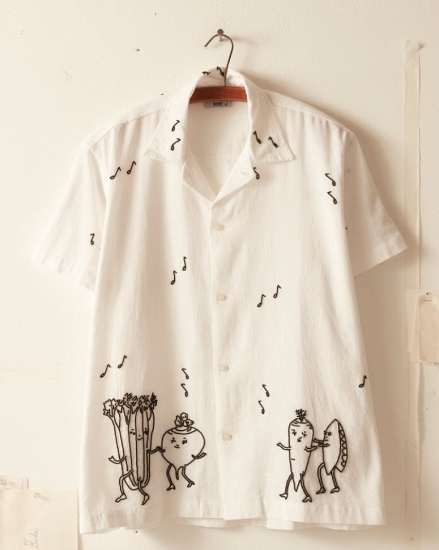 BODE New York Dancing Pantry Short Sleeve Shirt | Shirts