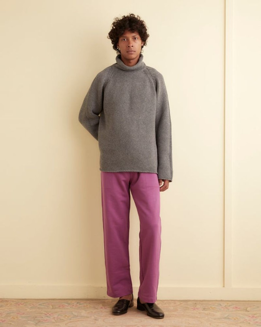 BODE New York Sweatpants - Amethyst | Trousers & Pants