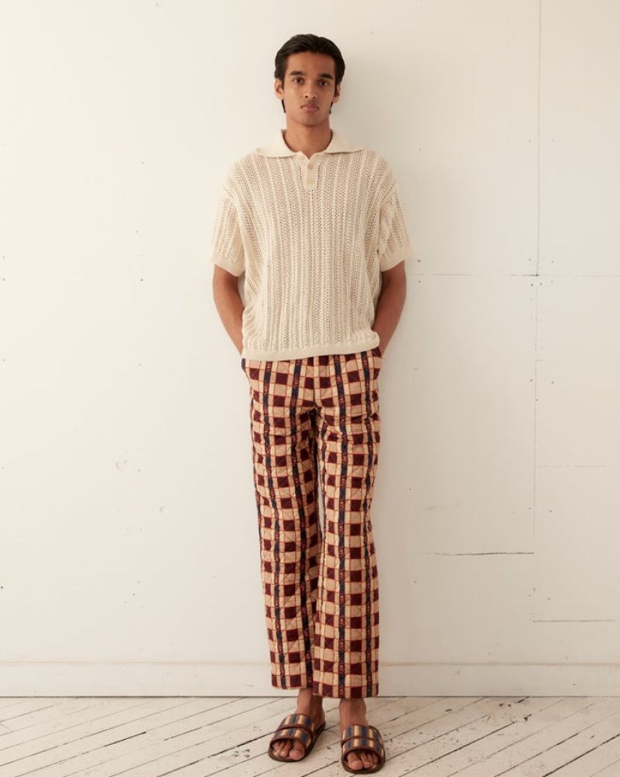 BODE New York Bouquet Cloth Quilt Trousers | Trousers & Pants