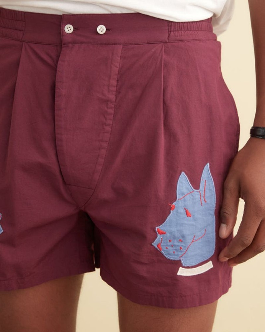 BODE New York Doberman Applique Boxers | Shorts