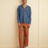 BODE New York Overdye Crochet Shirt | Knitwear