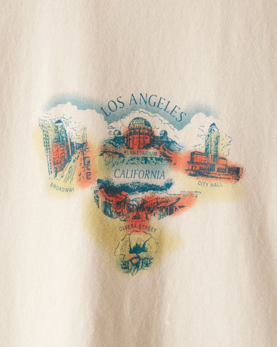 BODE New York Los Angeles Souvenir Tee Shirt | Cut & Sew