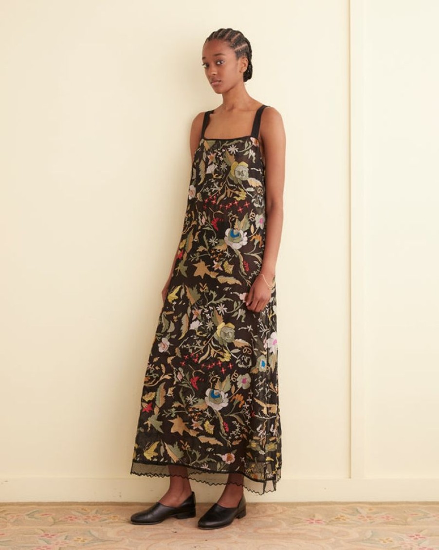 BODE New York Heirloom Floral Gown | Dresses