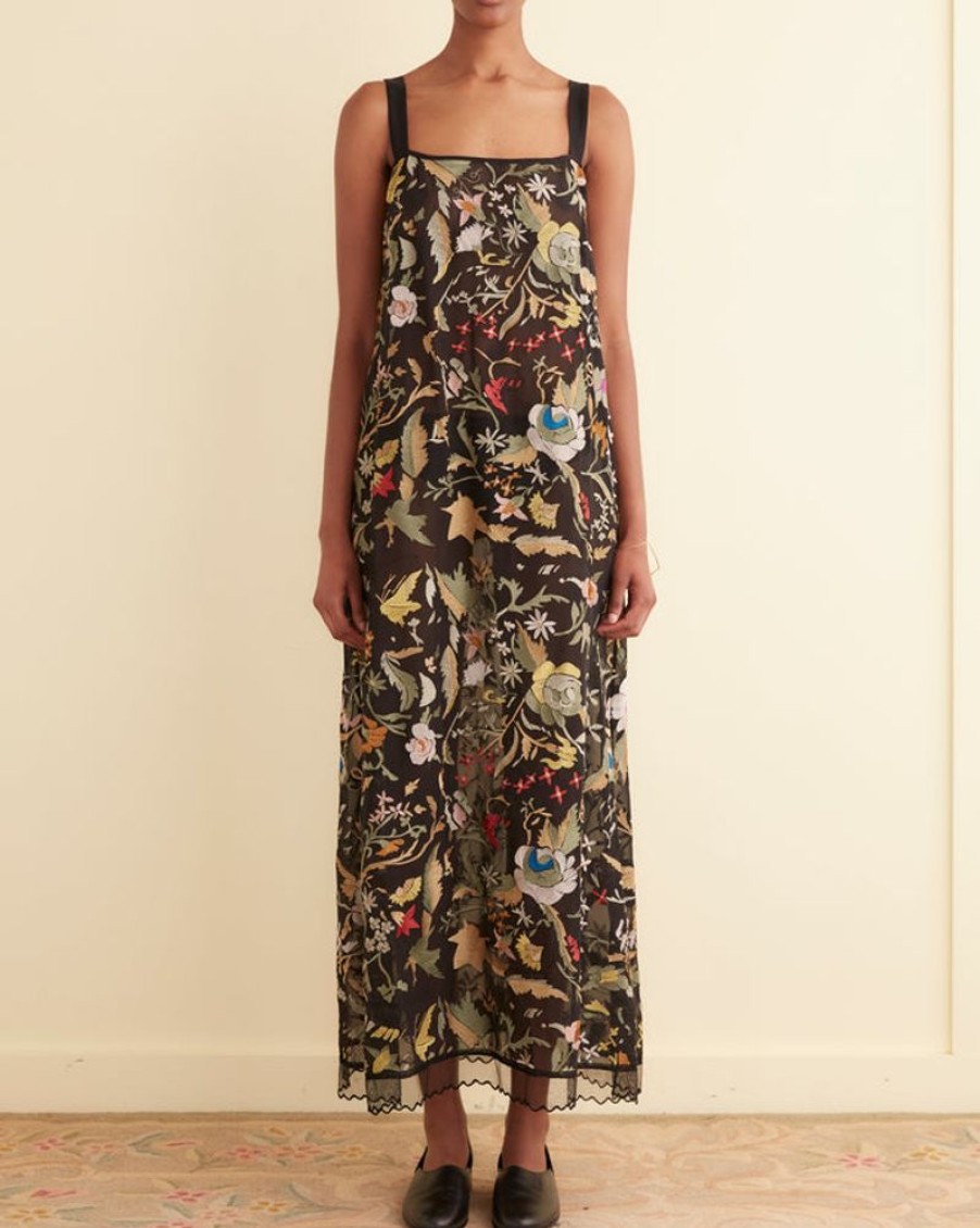 BODE New York Heirloom Floral Gown | Dresses