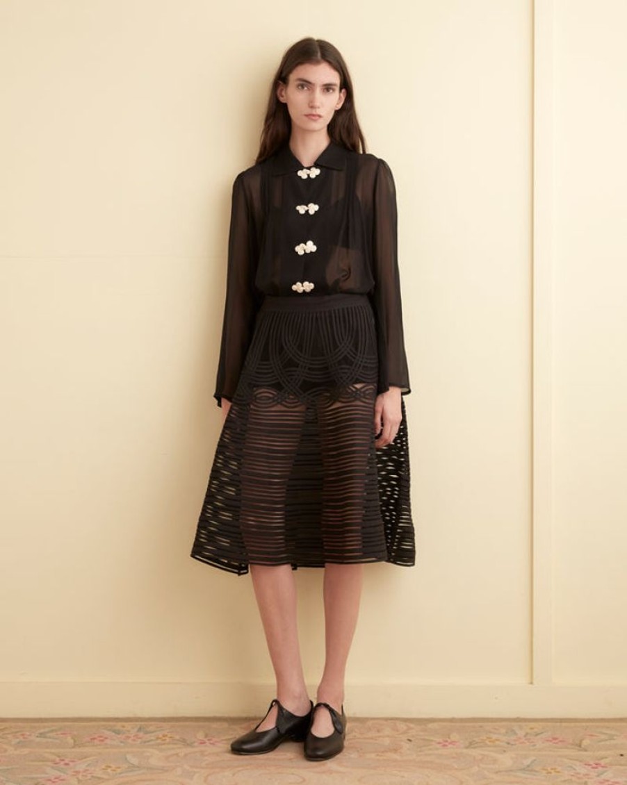 BODE New York Sheer Trellis Skirt | Skirts