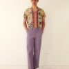 BODE New York Standard Trousers - Lavender | Trousers & Pants