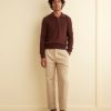 BODE New York Cashmere Polo - Cinnabar | Knitwear