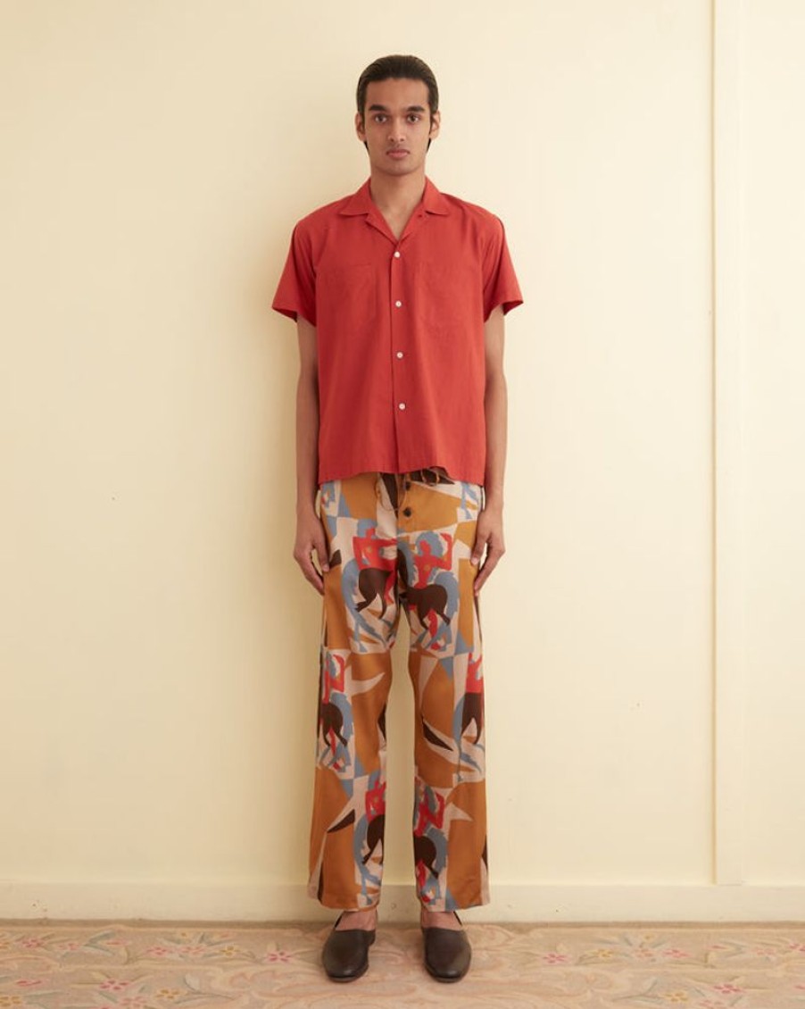 BODE New York Deco Mare Pajama Pants | Trousers & Pants