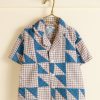 BODE New York Wandering Lover Quilt Kid'S Shirt - Blue | Baby Bode