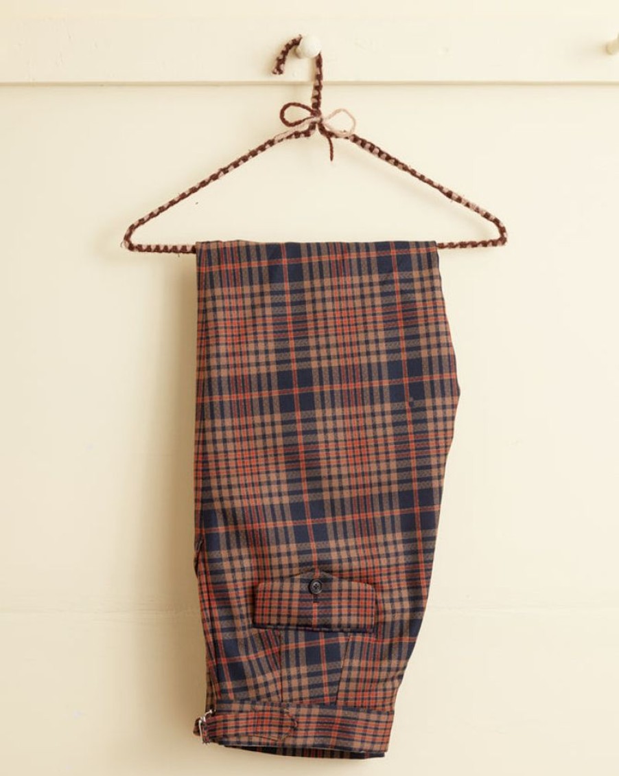 BODE New York Jackson Plaid Trousers - 28 | Trousers & Pants