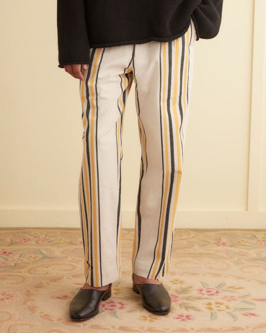 BODE New York Namesake Stripe Trousers | Trousers & Pants