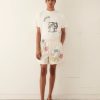 BODE New York Patchwork Lotus Shorts | Shorts