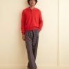 BODE New York Cashmere Polo - Red | Knitwear