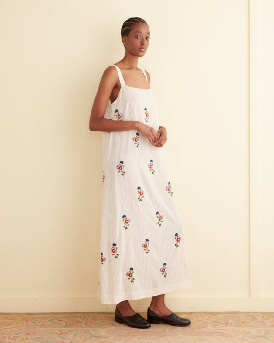 BODE New York Beaded Wildflower Gown | Dresses