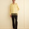 BODE New York Paquerette Fringe Long Sleeve Shirt | Shirts