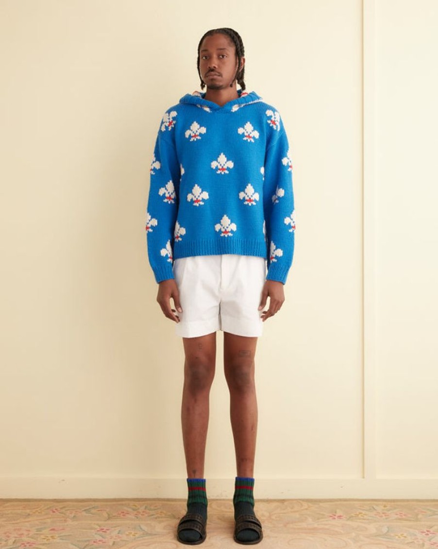 BODE New York Fleur-De-Lis Hoodie | Knitwear