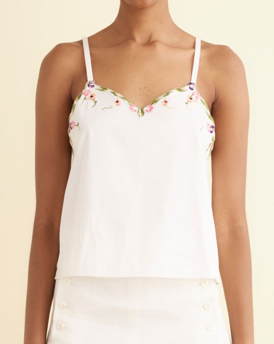 BODE New York Bitty Garden Tank | Tops