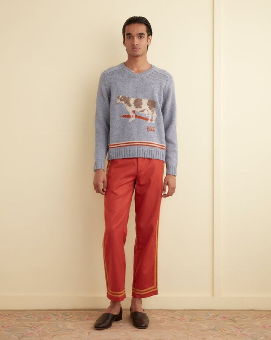 BODE New York Cattle Sweater | Knitwear