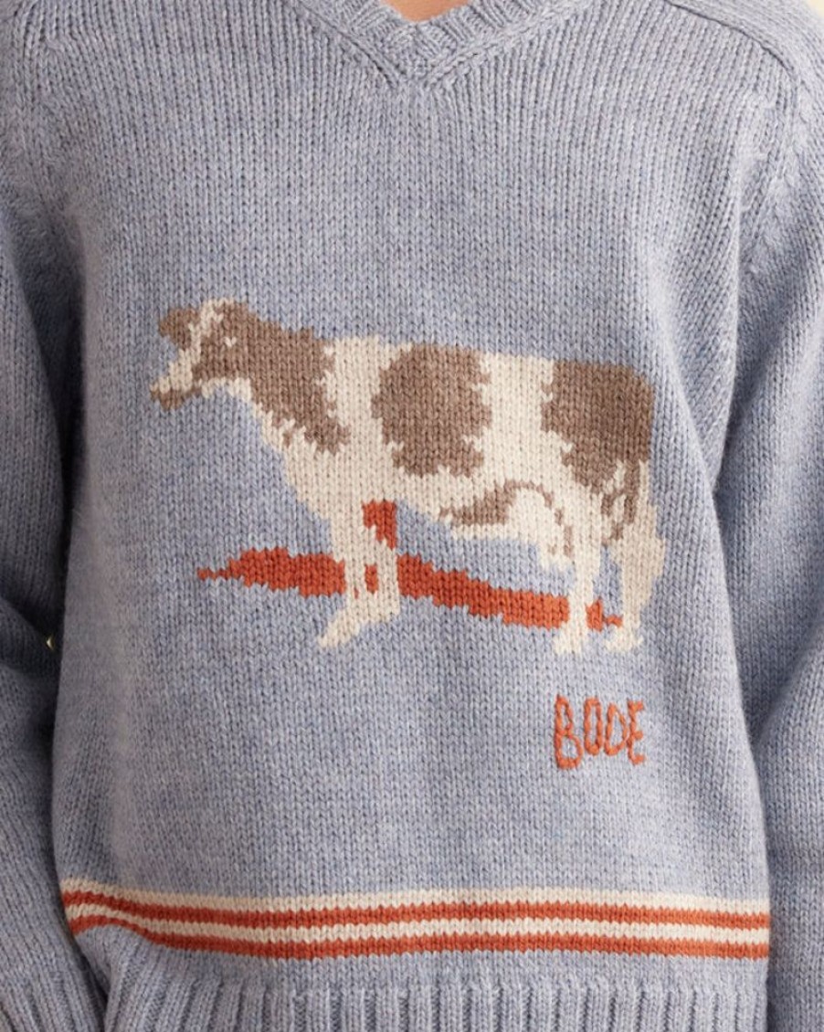 BODE New York Cattle Sweater | Knitwear