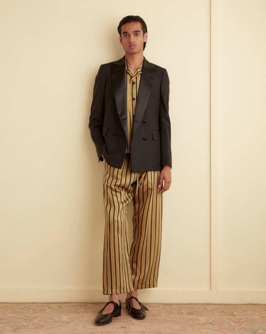 BODE New York Alumni Stripe Pajama Pants | Suiting