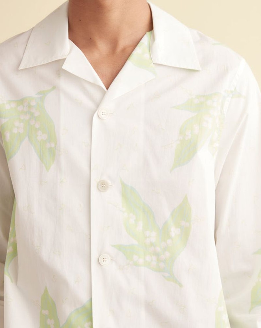 BODE New York Lily Of The Valley Long Sleeve Shirt | Shirts