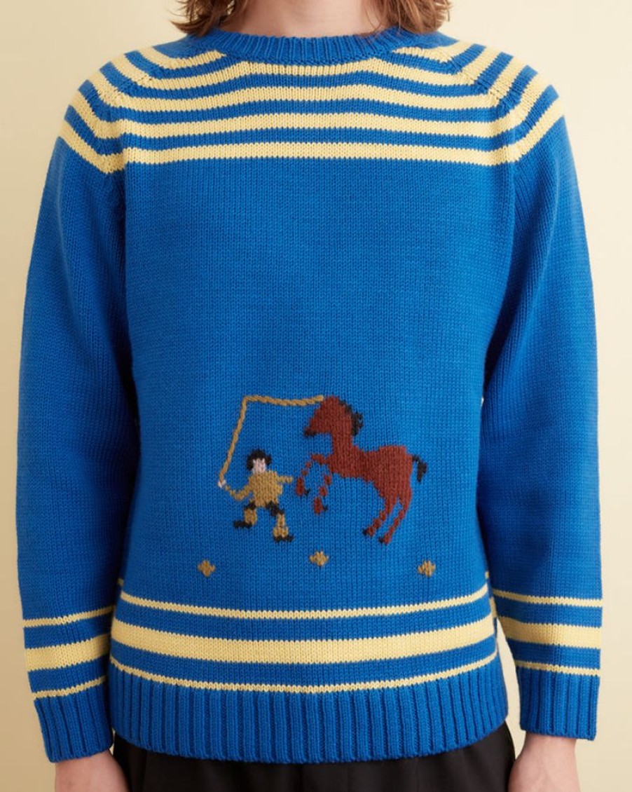 BODE New York Pony Lasso Sweater Multi | Knitwear