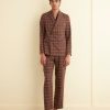 BODE New York Dunham Plaid Double-Breasted Suit Jacket | Outerwear