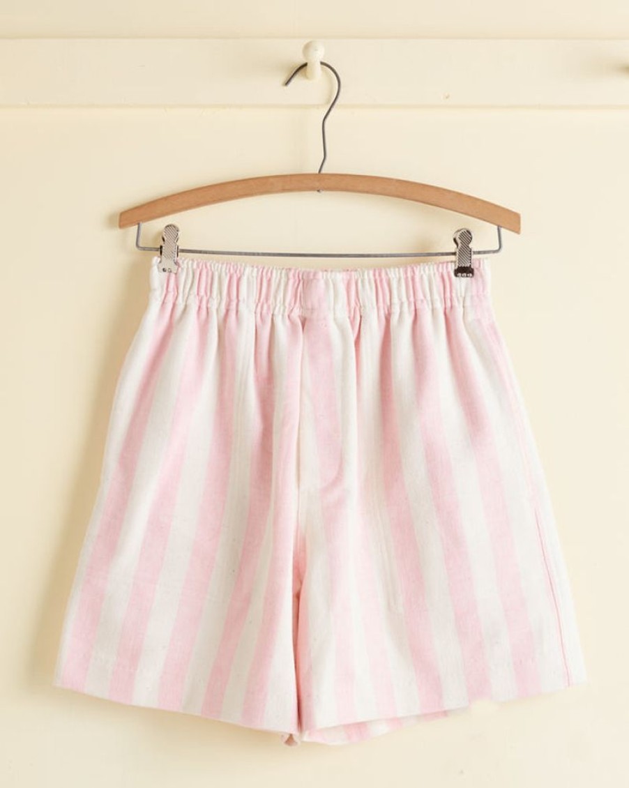 BODE New York Bubblegum Stripe Shorts - Xs | Shorts