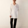 BODE New York Tonal Plaid Jama Tunic | Shirts