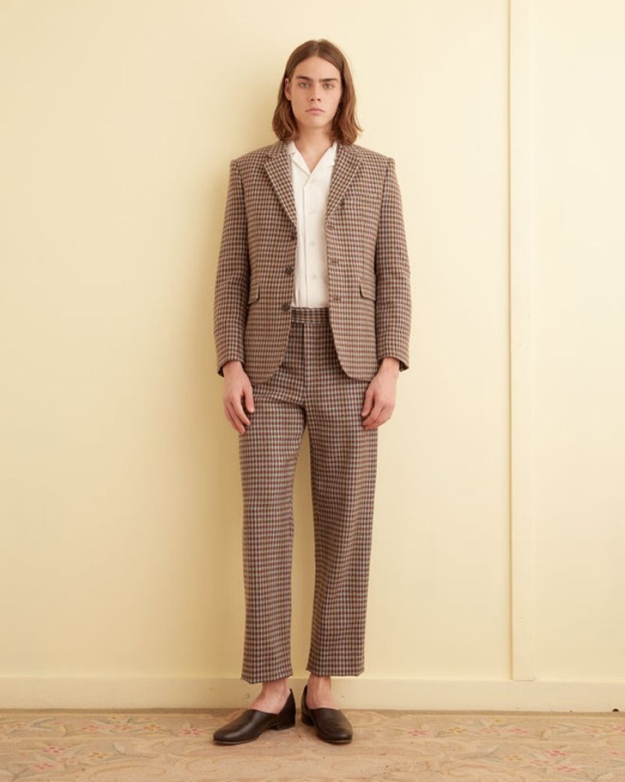 BODE New York Marston Check Suit Jacket | Suiting