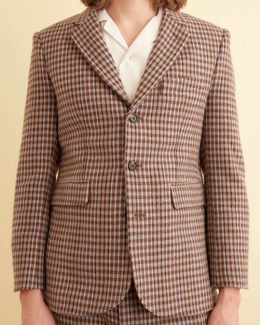 BODE New York Marston Check Suit Jacket | Suiting