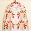 BODE New York Foliage Applique Long Sleeve Shirt | Shirts