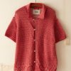 BODE New York Duotone Lace Shirt - Red | Shirts