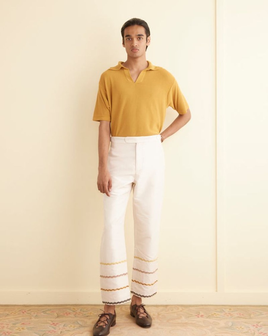 BODE New York Rickrack Stripe Trousers | Trousers & Pants