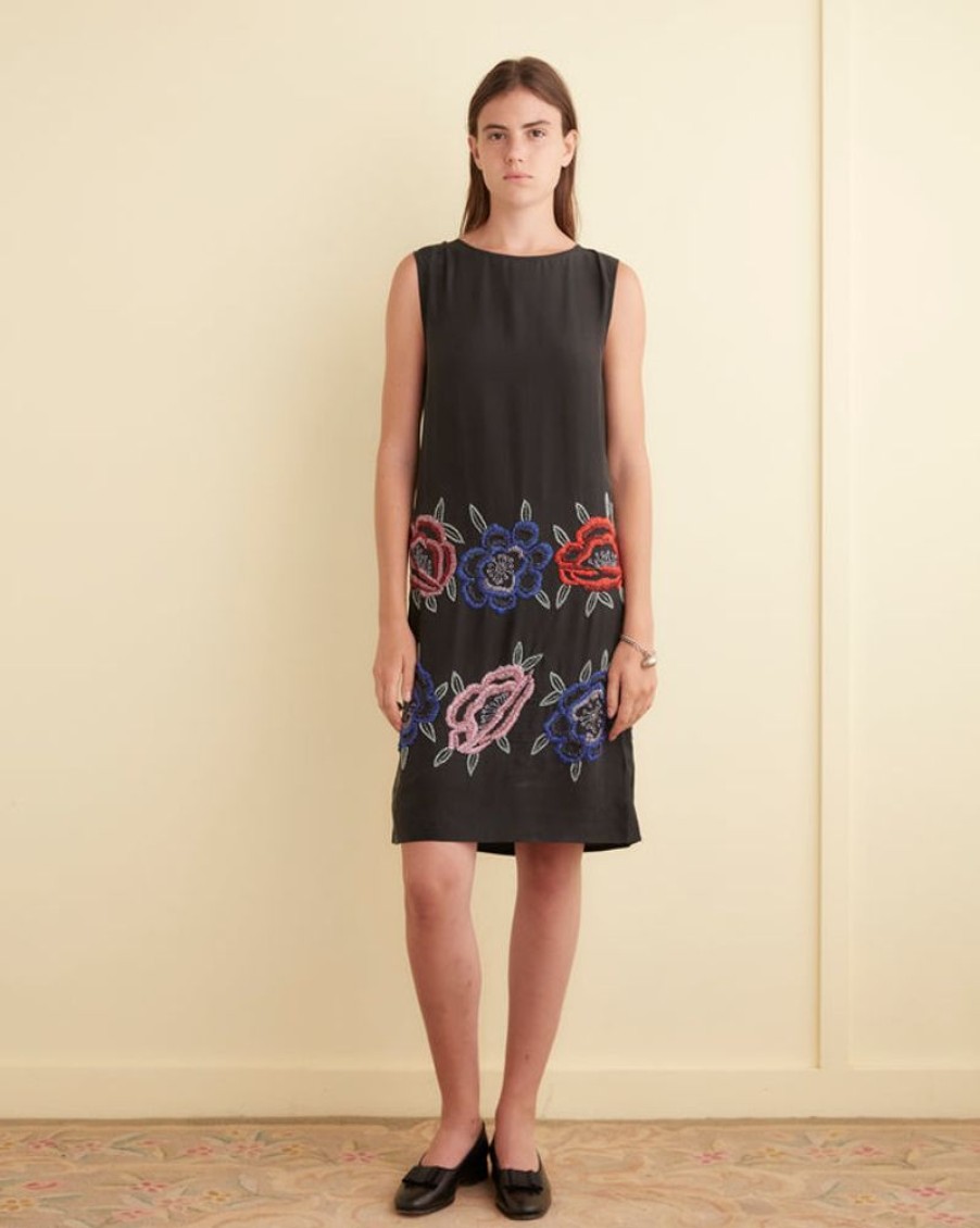 BODE New York Beaded Poppy Tunic | Dresses