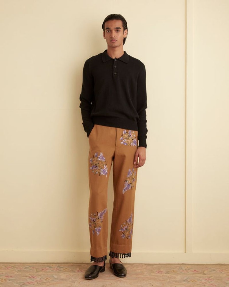 BODE New York Fringed Autumn Royal Trousers | Trousers & Pants