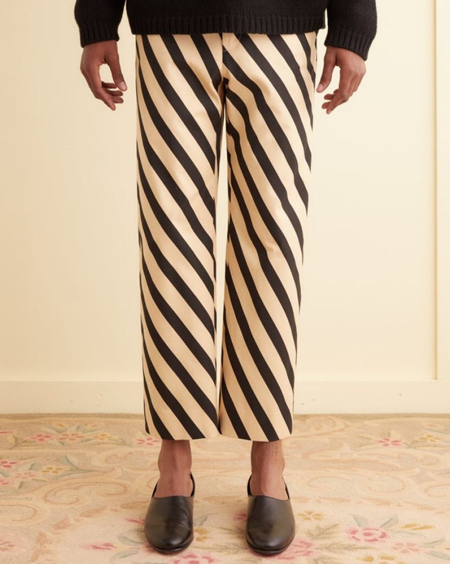 BODE New York Domino Stripe Trousers | Trousers & Pants