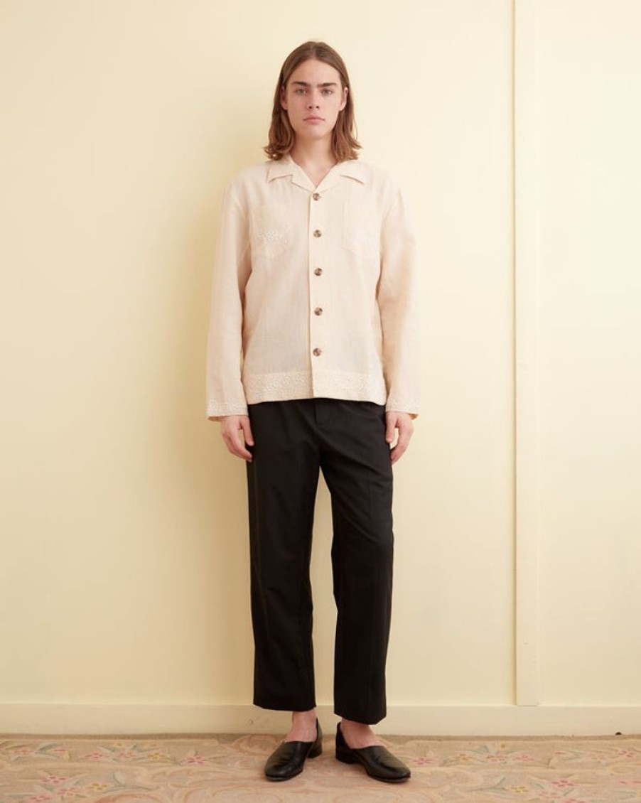 BODE New York Beaded Jasmine Overshirt | Shirts