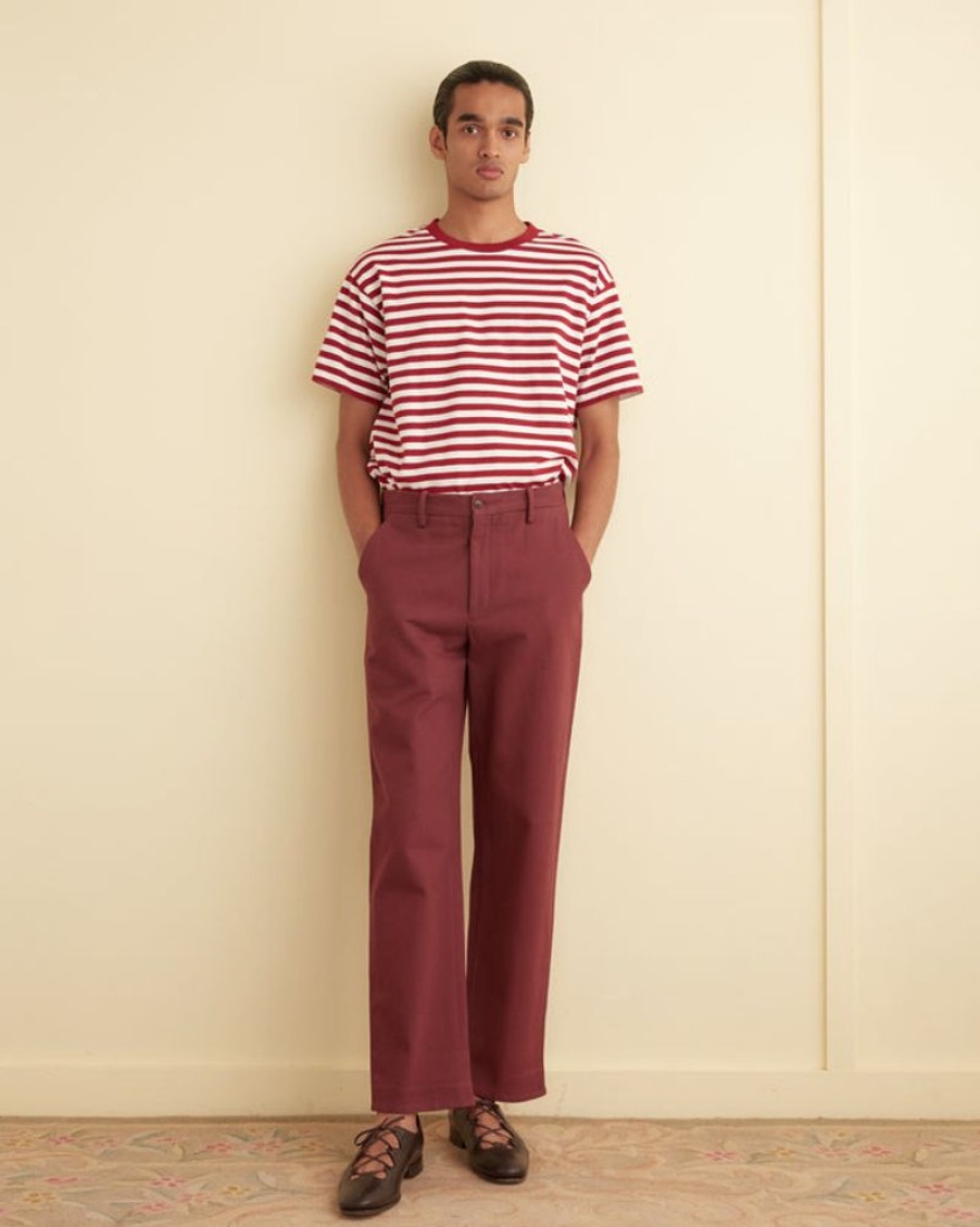 BODE New York Standard Trousers - Merlot | Trousers & Pants