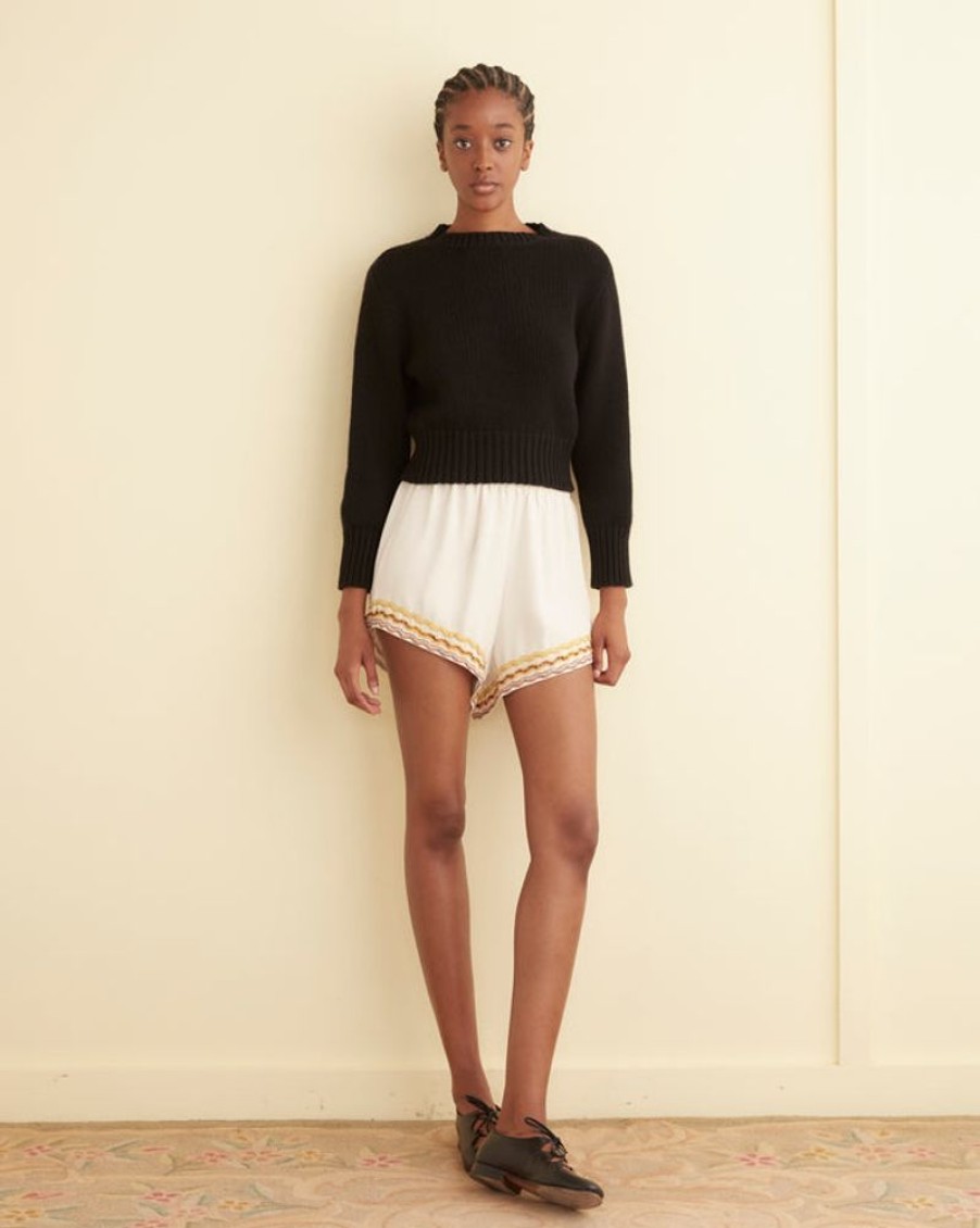 BODE New York Rickrack Hem Tap Shorts | Shorts