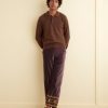 BODE New York Cashmere Polo - Brown | Knitwear